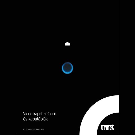 Urmet Brossúra Kaputáblák és Lakáskészülékek 2024 MAGYAR